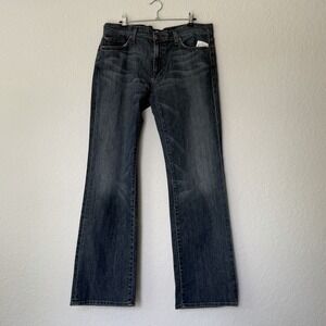 NWT Seven 7 For All Mankind Dojo Bootcut Jeans 36 Waist X 33.5 Inseam Blue Denim